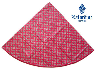Round Tablecloth Coated (VALDROME / Calisson. grenadine) - Click Image to Close